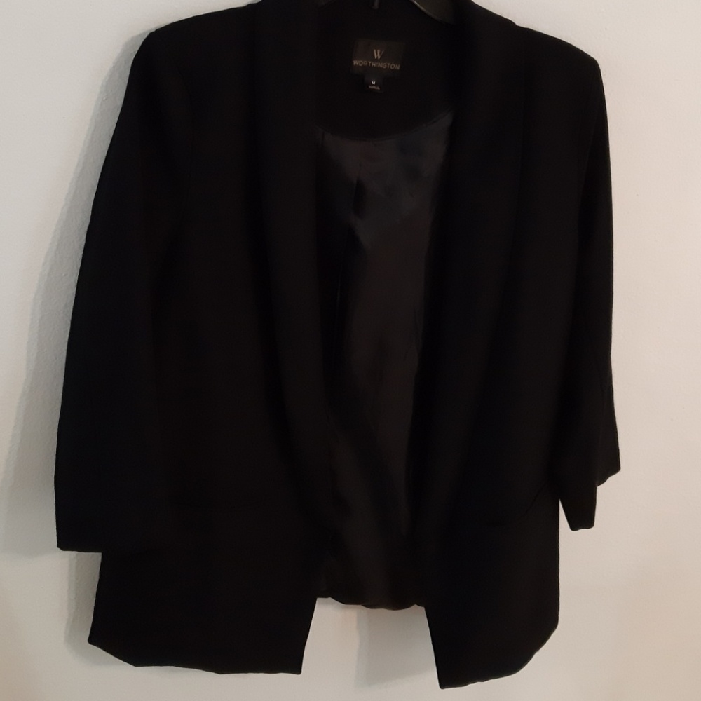 Basic 3/4 long blazer